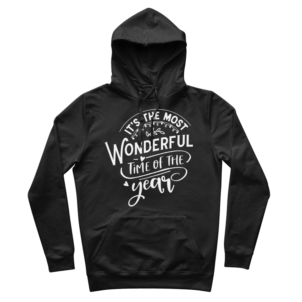THE MOST WONDERFUL TIME 100% Organic Cotton Hoodie - Lynendo Trade Store