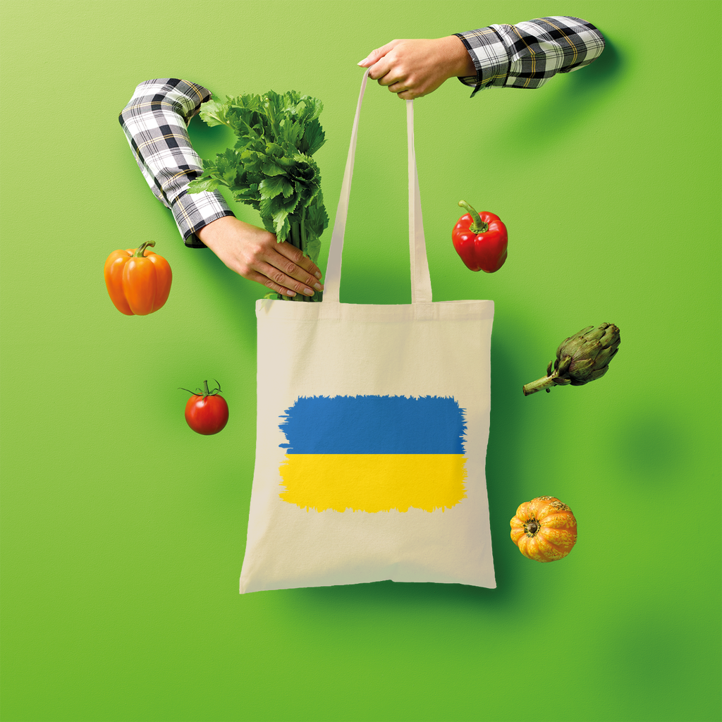 UKRAINE FLAG Shopper Tote Bag - Lynendo Trade Store