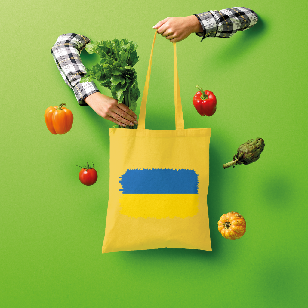 UKRAINE FLAG Shopper Tote Bag - Lynendo Trade Store