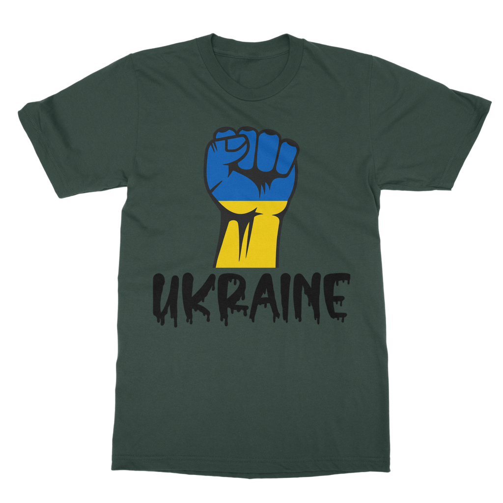 Ukraine Fist Classic Adult T-Shirt - Lynendo Trade Store