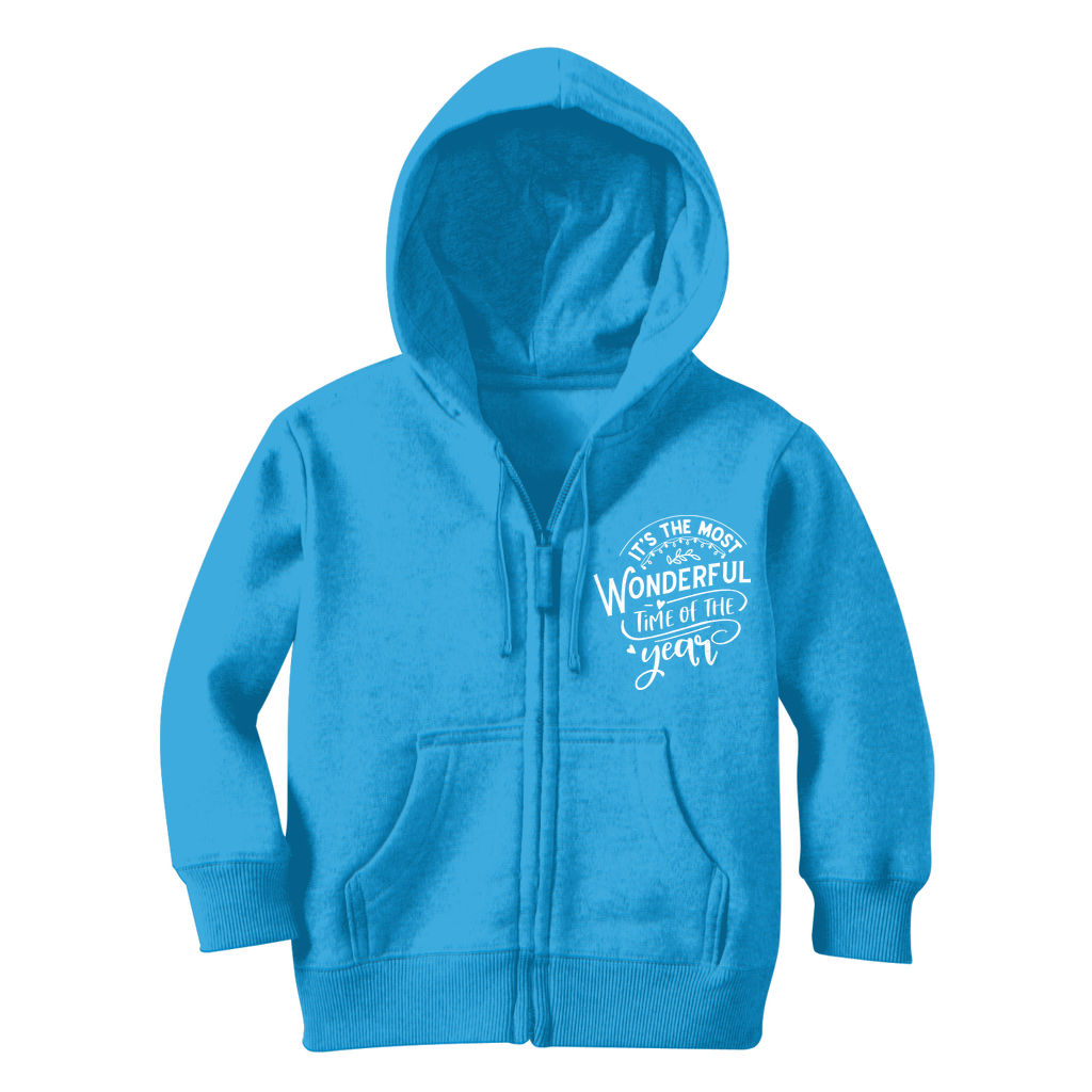 THE MOST WONDERFUL TIME Classic Kids Zip Hoodie - Lynendo Trade Store