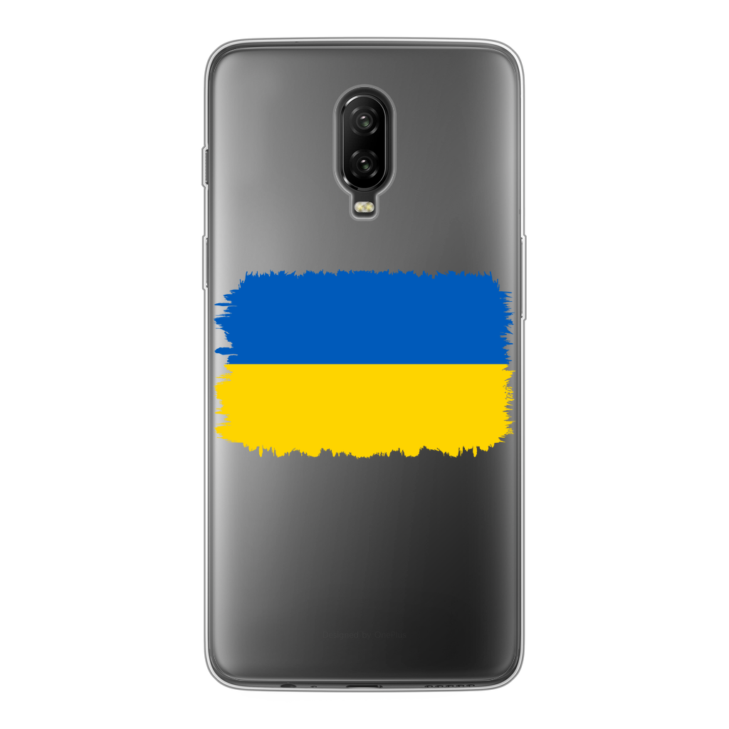 UKRAINE FLAG Back Printed Transparent Soft Phone Case - Lynendo Trade Store