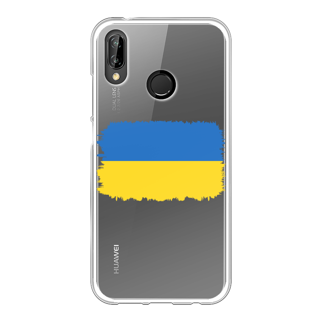 UKRAINE FLAG Back Printed Transparent Soft Phone Case - Lynendo Trade Store