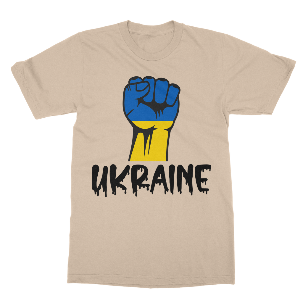 Ukraine Fist Classic Adult T-Shirt - Lynendo Trade Store