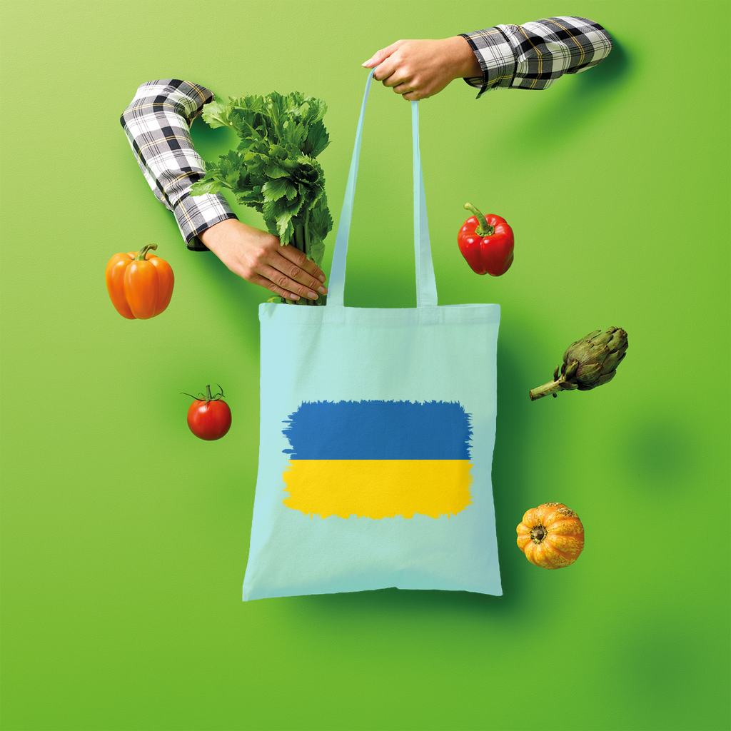 UKRAINE FLAG Shopper Tote Bag - Lynendo Trade Store