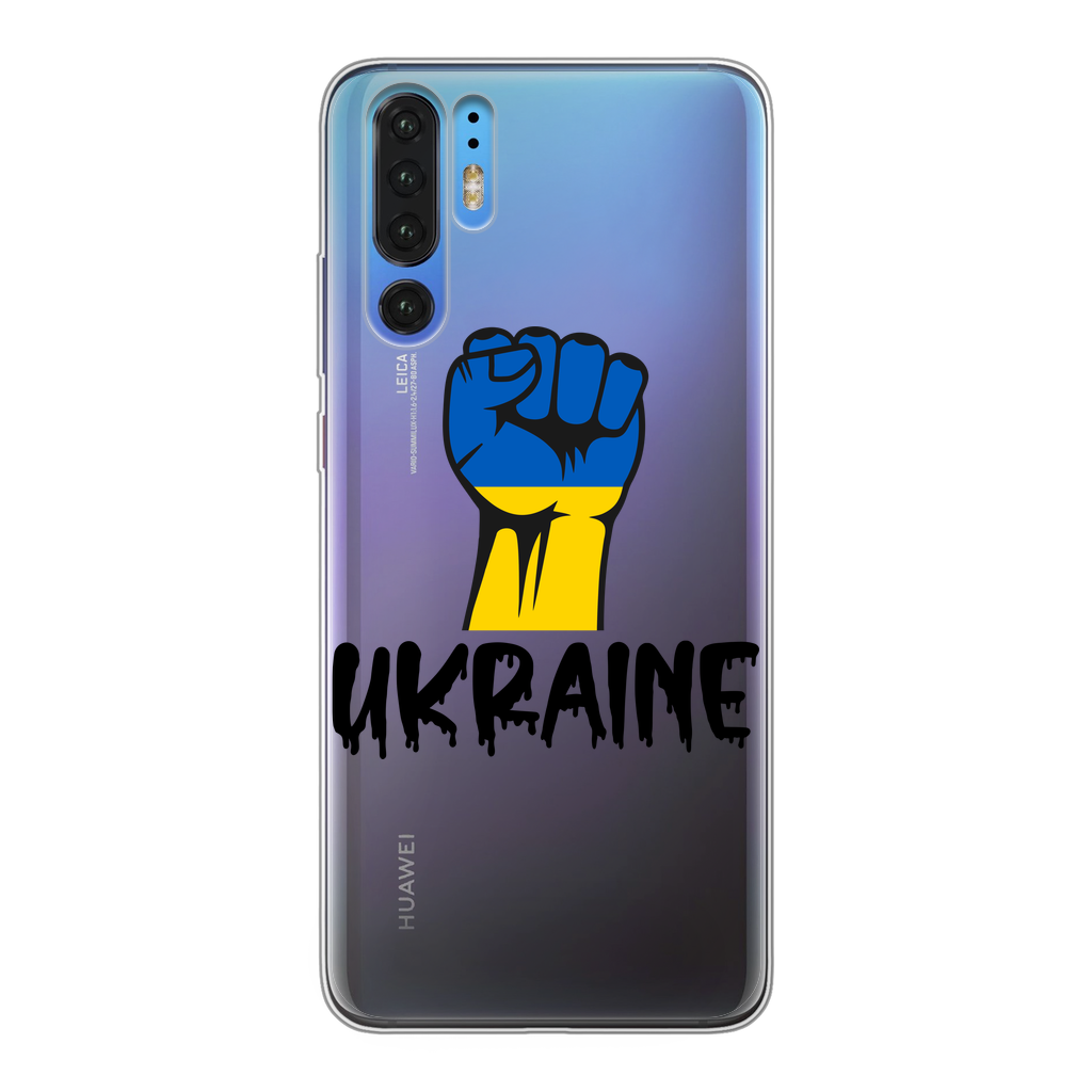 Ukraine Fist Back Printed Transparent Soft Phone Case - Lynendo Trade Store