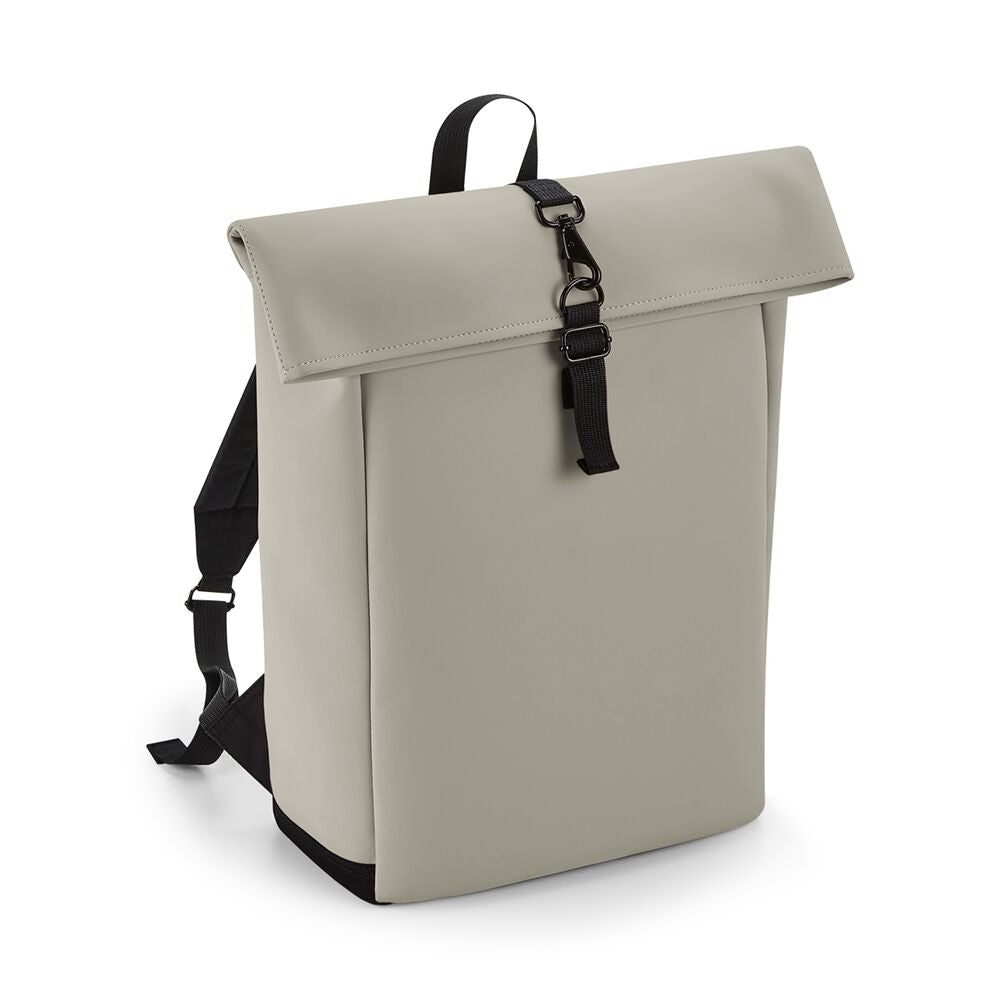 BAGBASE Matte Pu Roll-top Backpack - Lynendo Trade Store