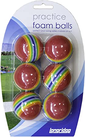 Longridge Foam Ball Multi Coloured 6 Pack - Lynendo Trade Store