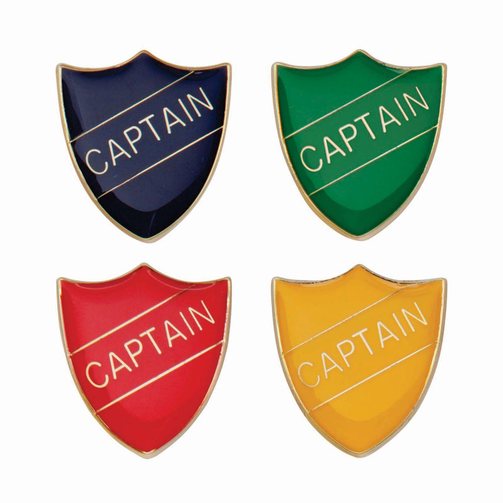 Captain Shield Badge Enamel-Scholar Shield Badge - Lynendo Trade Store