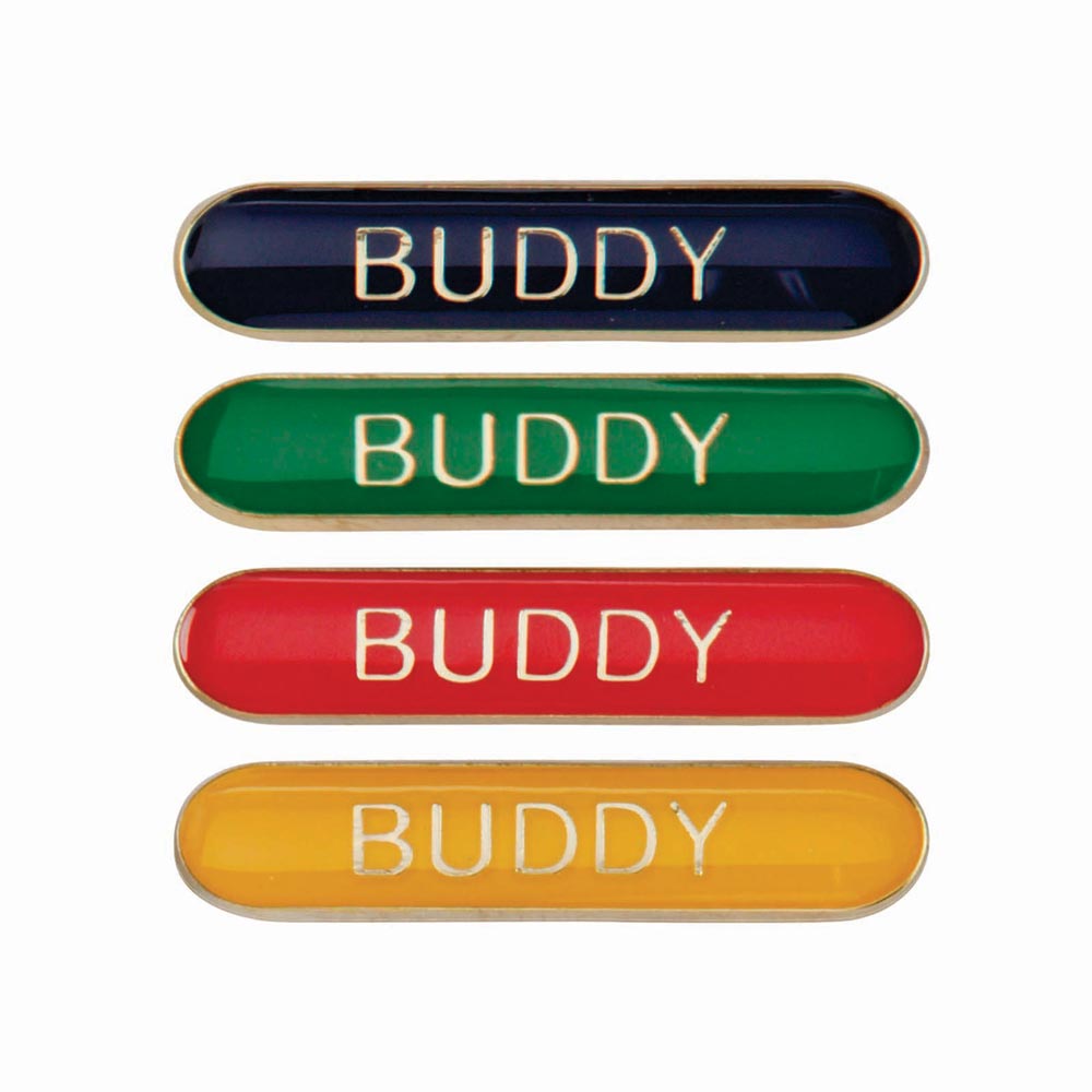 Buddy Round End Enamel Badge-Scholar Bar Badge - Lynendo Trade Store