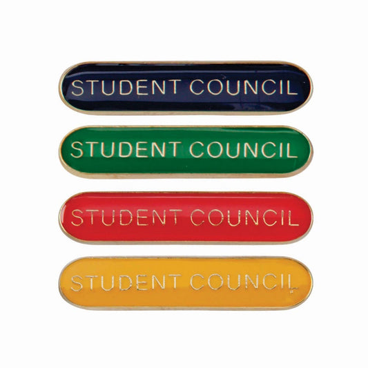 Student Council Round End Enamel Badge-Scholar Bar Badge - Lynendo Trade Store