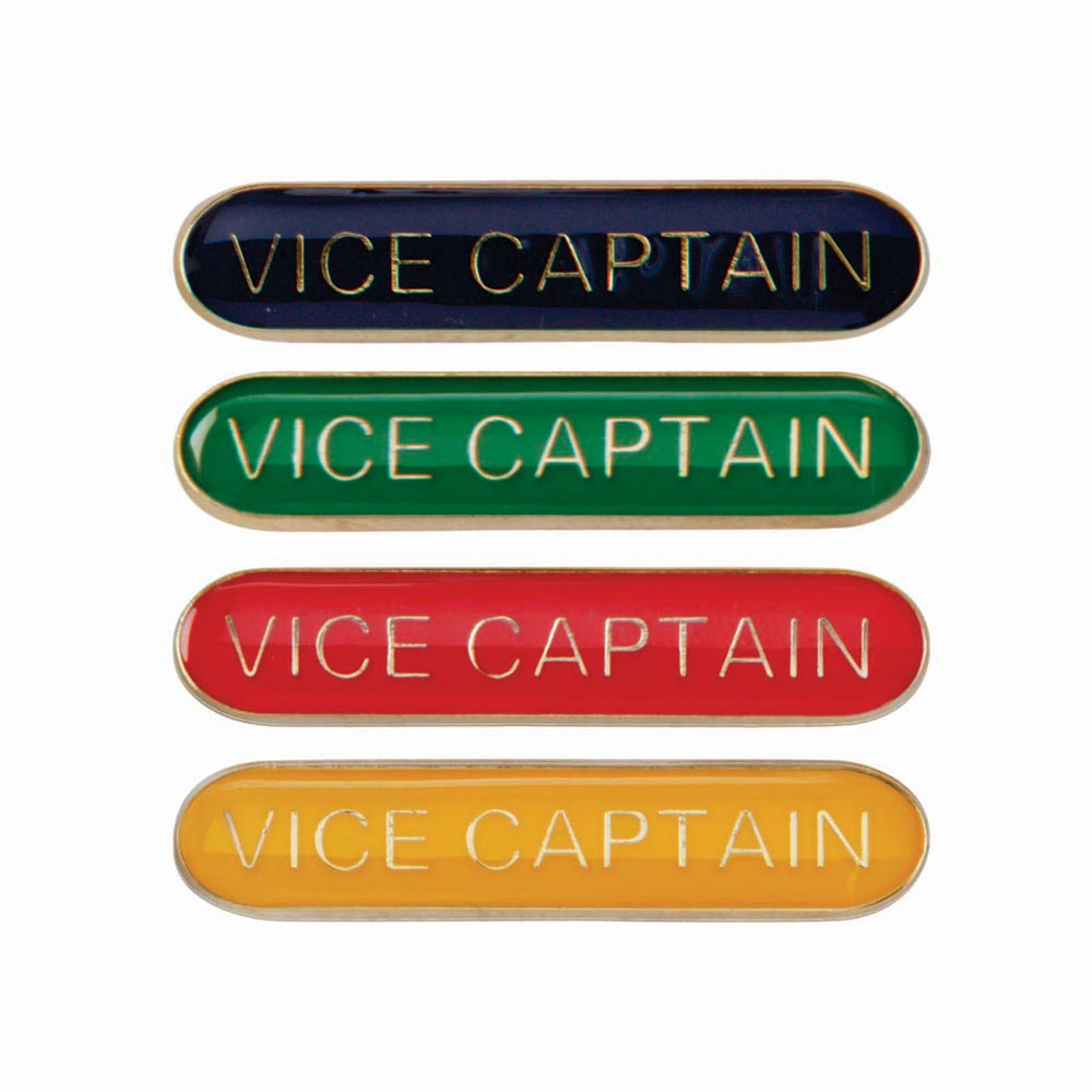 Vice Captain Round End Enamel Badge-Scholar Bar Badge - Lynendo Trade Store