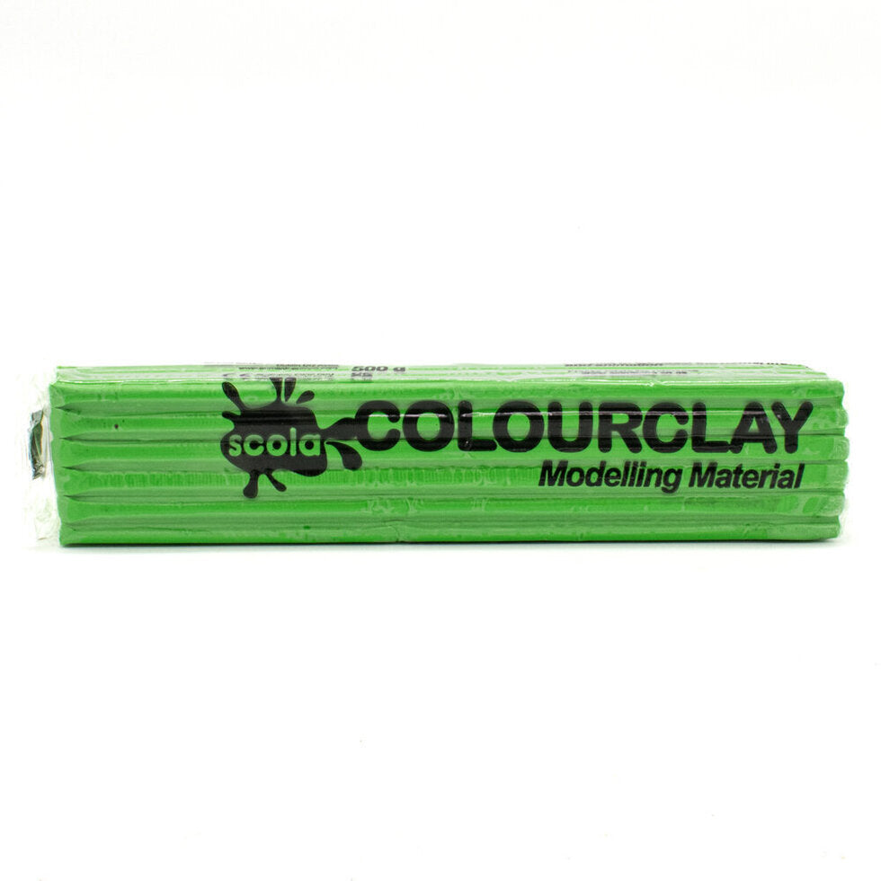 Scola Modelling Clay Block 500g-Coloured Modelling Plasticine-Bulk Buy - Lynendo Trade Store