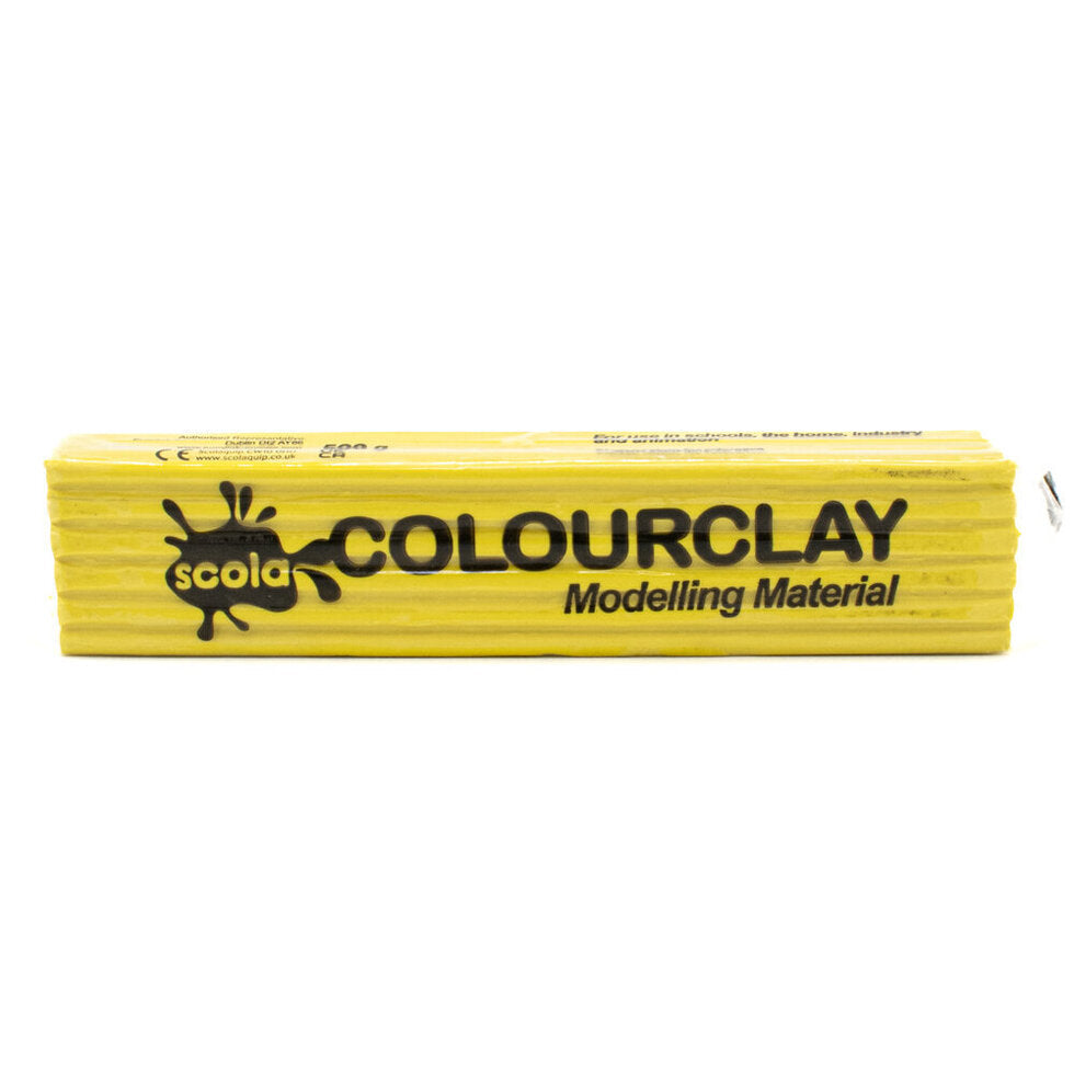 Scola Modelling Clay Block 500g-Coloured Modelling Plasticine-Bulk Buy - Lynendo Trade Store