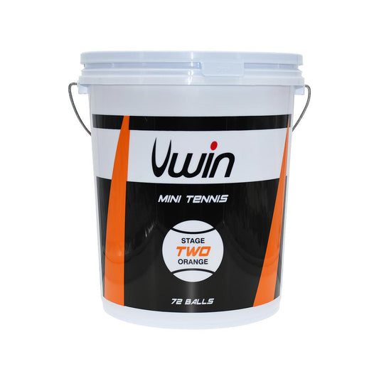 Uwin Stage 2 Orange Tennis Balls - Bucket of 72 balls - Lynendo Trade Store
