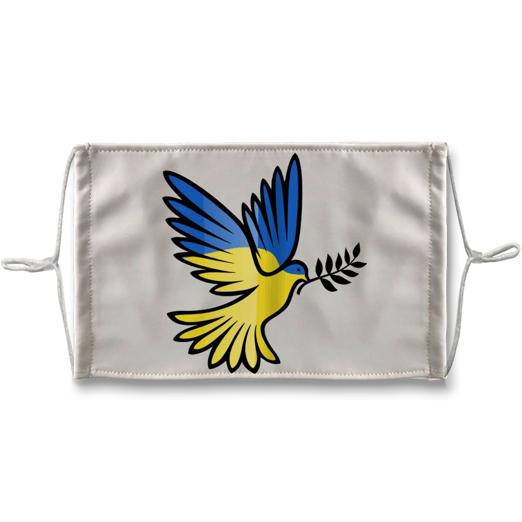 Ukraine Peace Bird Sublimation Face Mask - Lynendo Trade Store