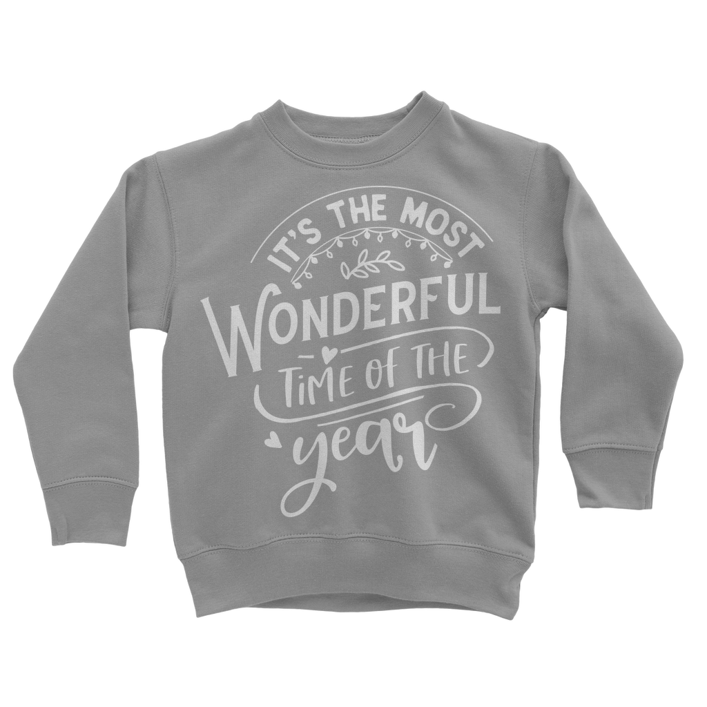 THE MOST WONDERFUL TIME Classic Kids Sweatshirt - Lynendo Trade Store