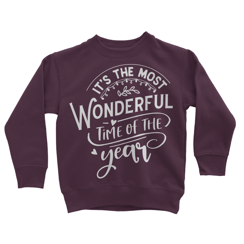 THE MOST WONDERFUL TIME Classic Kids Sweatshirt - Lynendo Trade Store