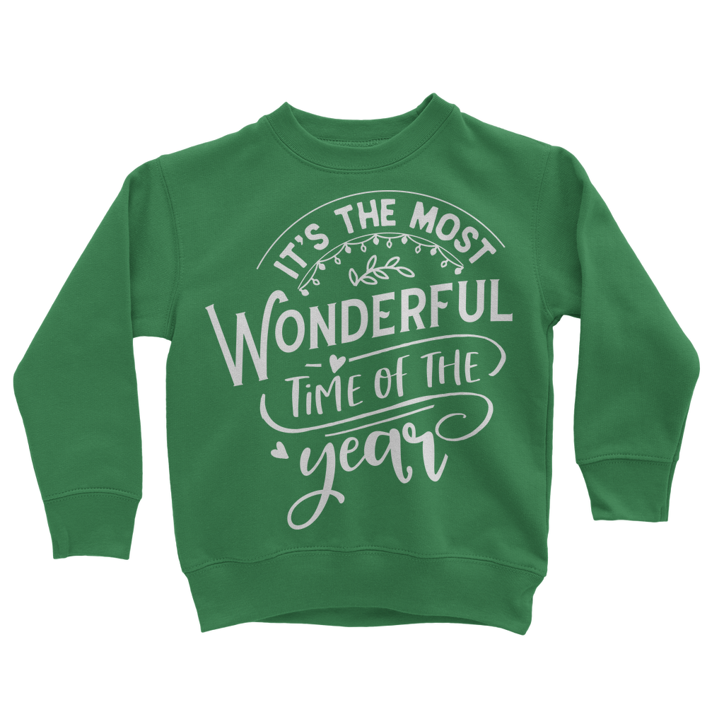 THE MOST WONDERFUL TIME Classic Kids Sweatshirt - Lynendo Trade Store