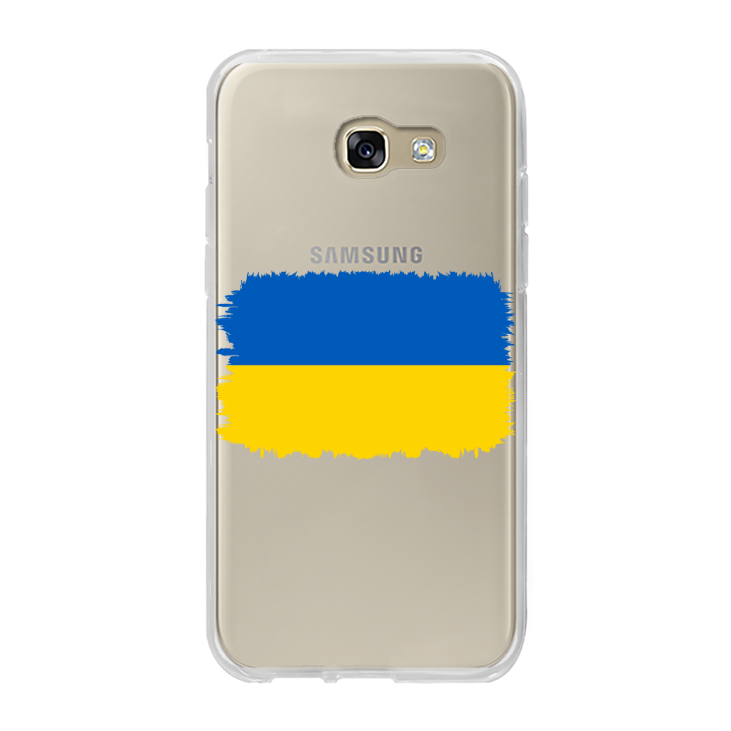 UKRAINE FLAG Back Printed Transparent Soft Phone Case - Lynendo Trade Store