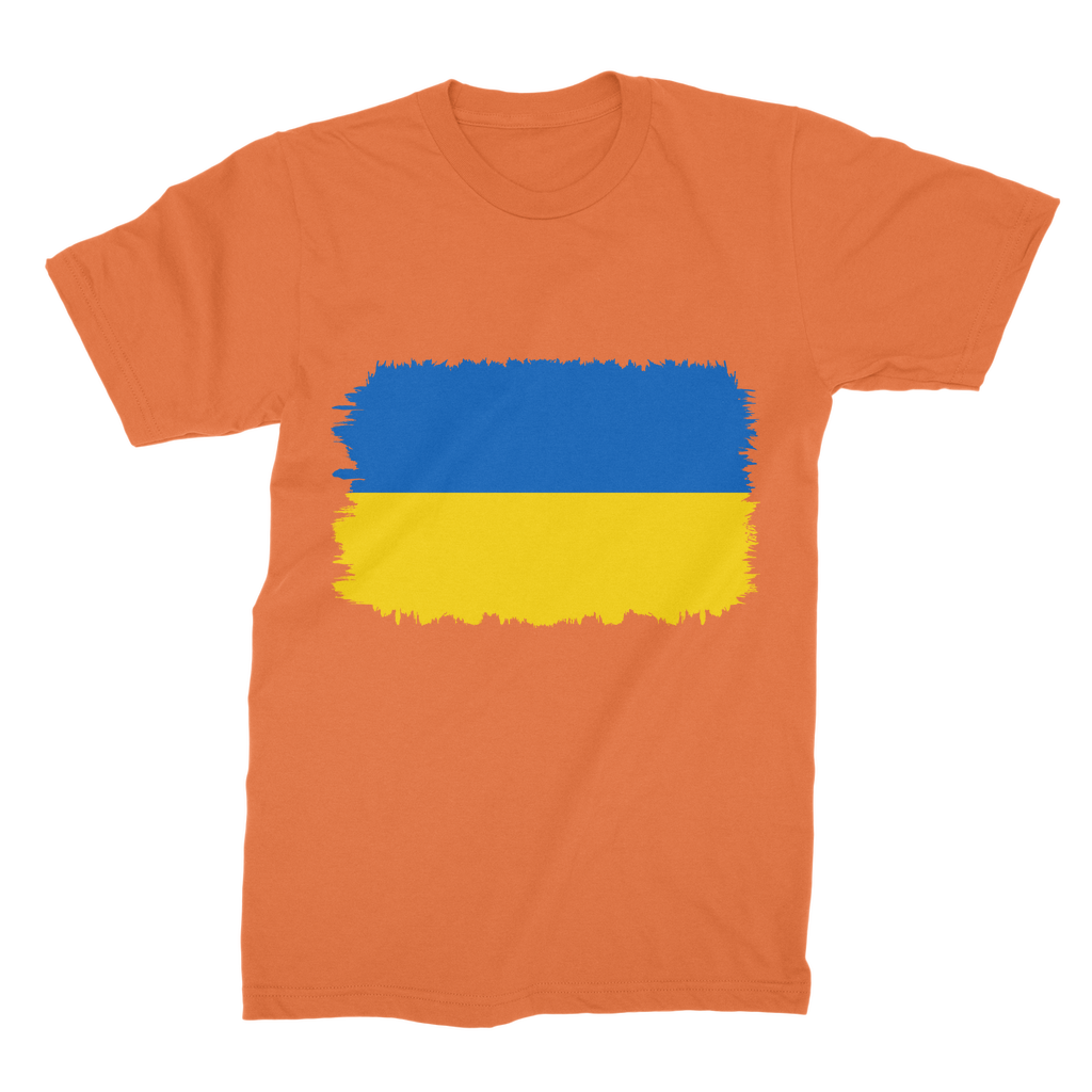 UKRAINE FLAG Premium Jersey Adult T-Shirt - Lynendo Trade Store