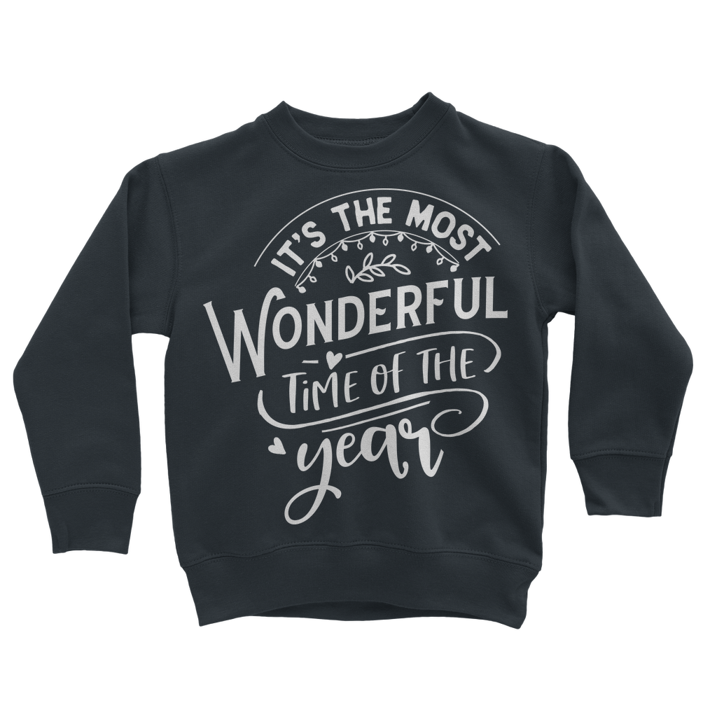 THE MOST WONDERFUL TIME Classic Kids Sweatshirt - Lynendo Trade Store