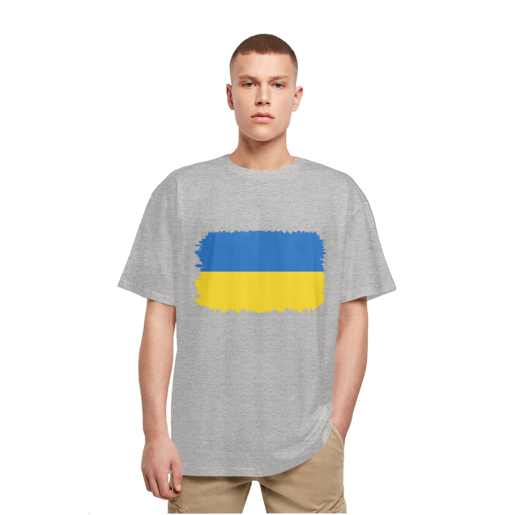 UKRAINE FLAG Heavy Oversized T-Shirt - Lynendo Trade Store