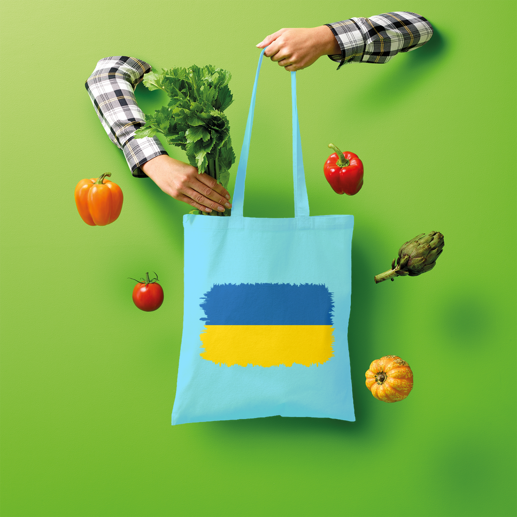 UKRAINE FLAG Shopper Tote Bag - Lynendo Trade Store