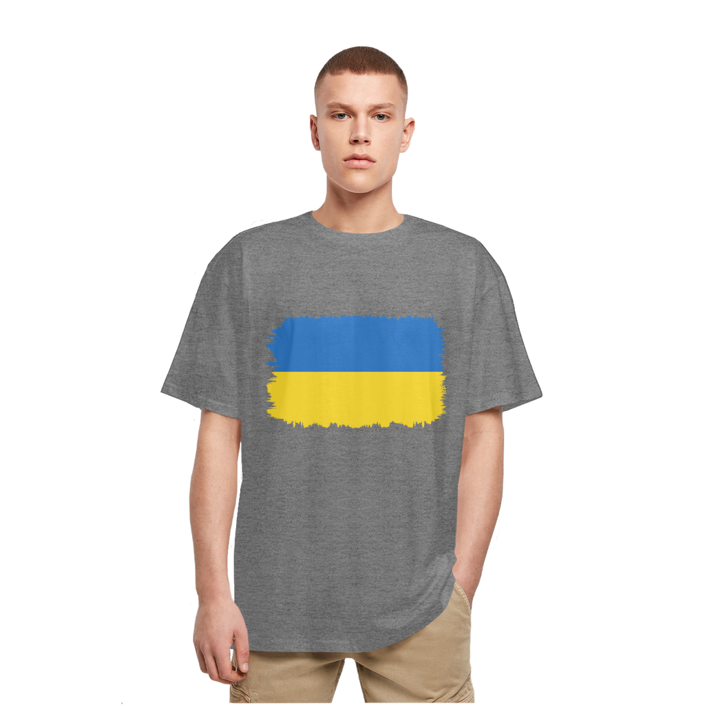 UKRAINE FLAG Heavy Oversized T-Shirt - Lynendo Trade Store