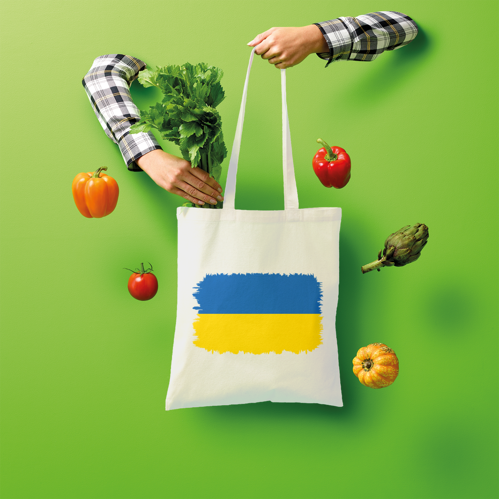 UKRAINE FLAG Shopper Tote Bag - Lynendo Trade Store