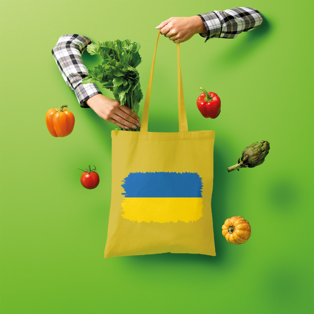 UKRAINE FLAG Shopper Tote Bag - Lynendo Trade Store