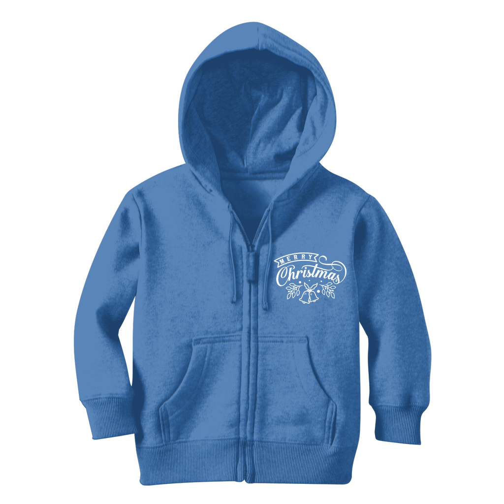 MERRY CHRISTMAS Classic Kids Zip Hoodie - Lynendo Trade Store