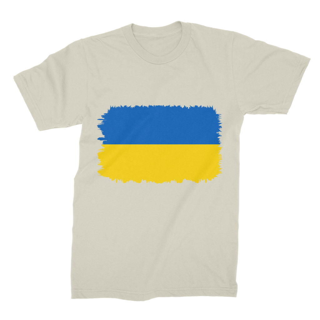UKRAINE FLAG Premium Jersey Adult T-Shirt - Lynendo Trade Store