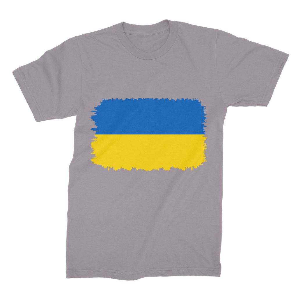 UKRAINE FLAG Premium Jersey Adult T-Shirt - Lynendo Trade Store