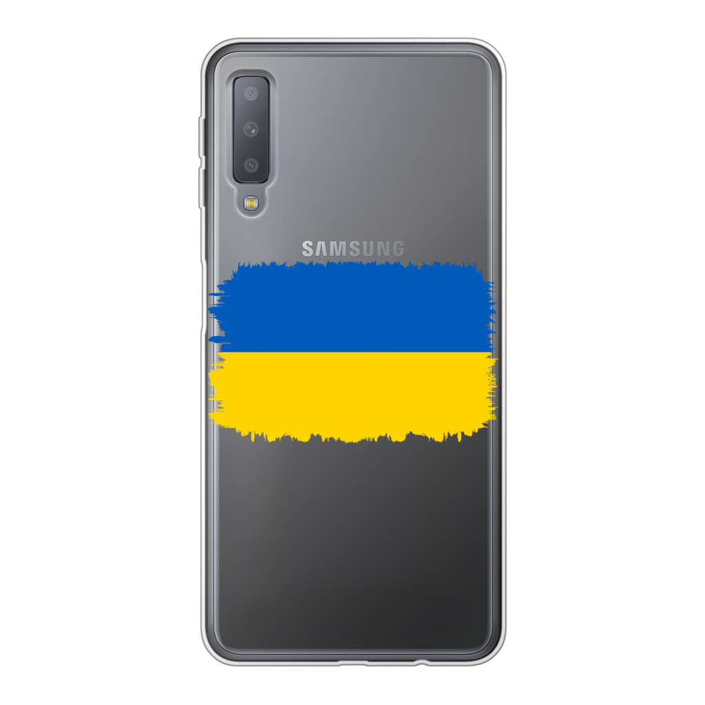 UKRAINE FLAG Back Printed Transparent Soft Phone Case - Lynendo Trade Store