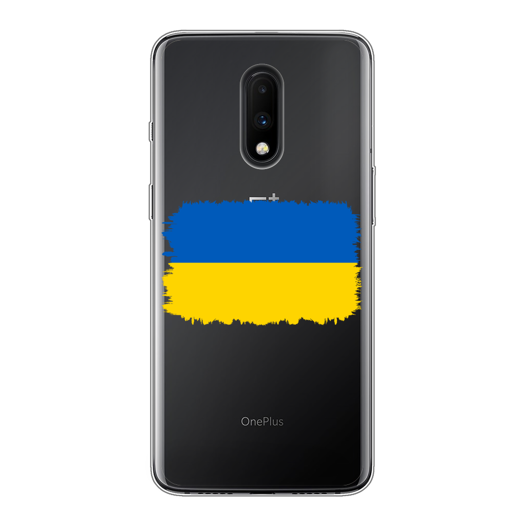 UKRAINE FLAG Back Printed Transparent Soft Phone Case - Lynendo Trade Store