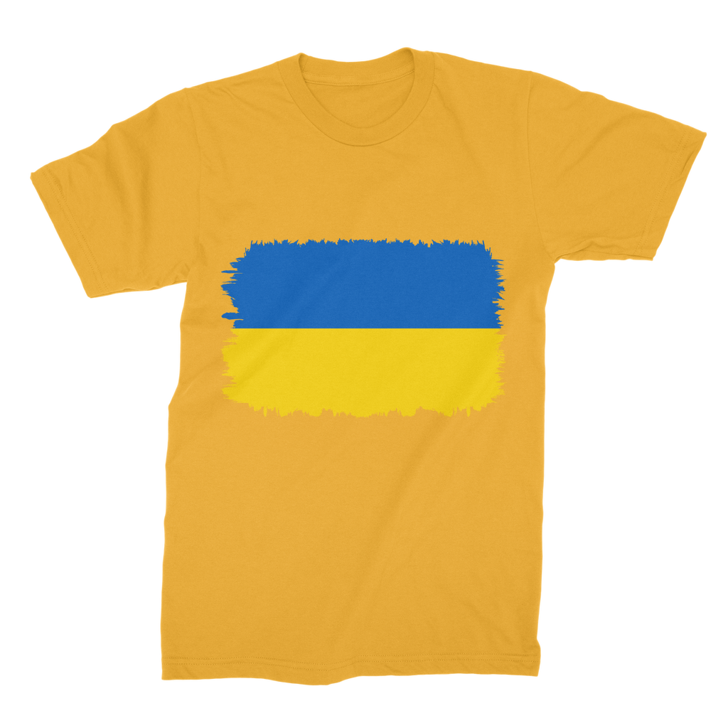 UKRAINE FLAG Premium Jersey Adult T-Shirt - Lynendo Trade Store