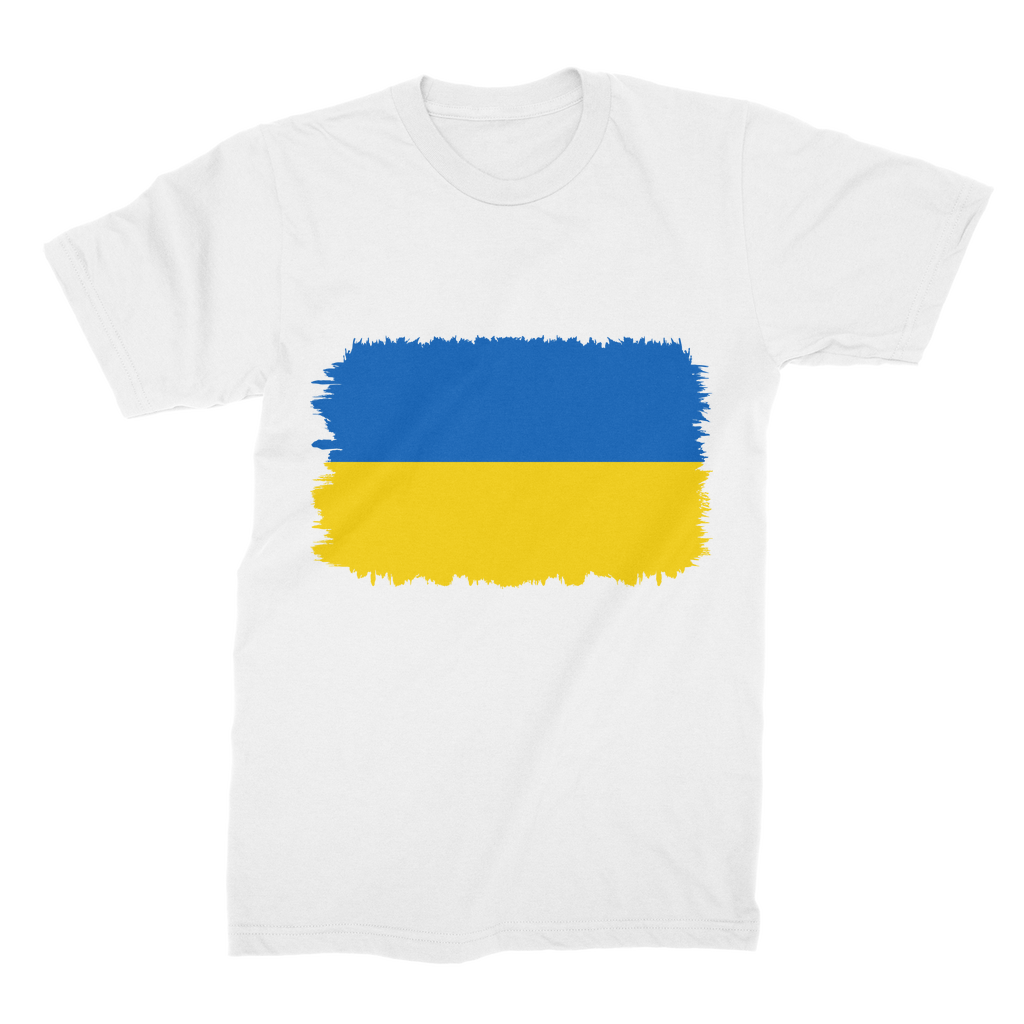 UKRAINE FLAG Premium Jersey Adult T-Shirt - Lynendo Trade Store