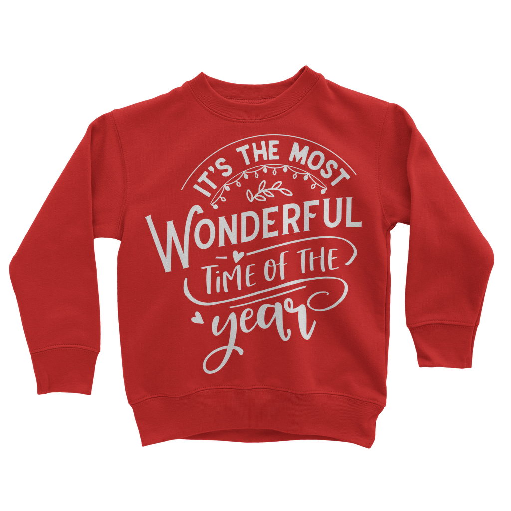 THE MOST WONDERFUL TIME Classic Kids Sweatshirt - Lynendo Trade Store