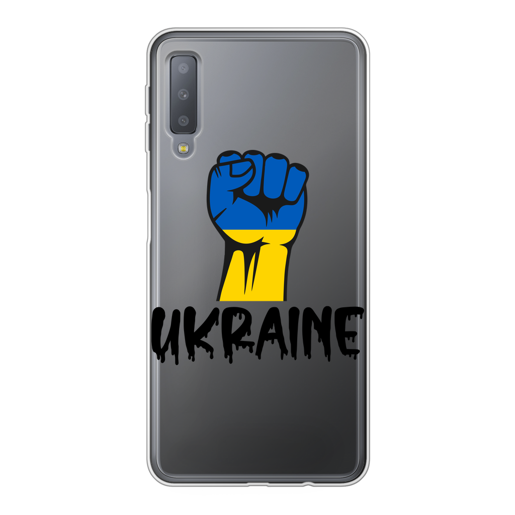 Ukraine Fist Back Printed Transparent Soft Phone Case - Lynendo Trade Store