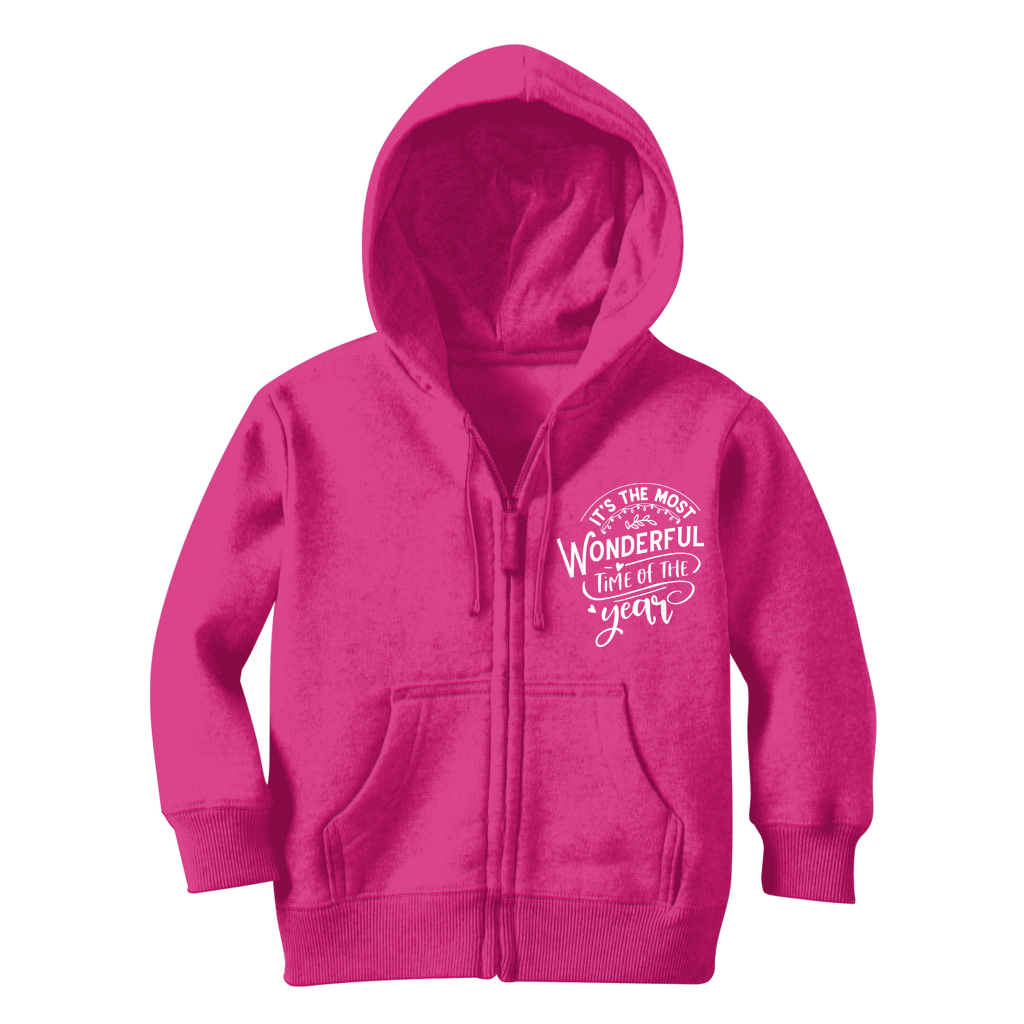 THE MOST WONDERFUL TIME Classic Kids Zip Hoodie - Lynendo Trade Store