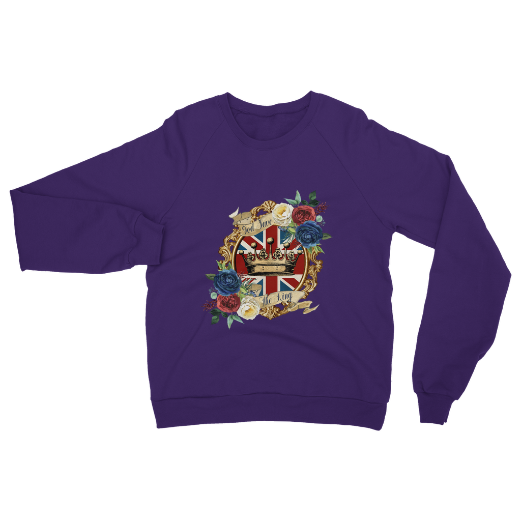GOD SAVE THE KING Classic Adult Sweatshirt - Lynendo Trade Store