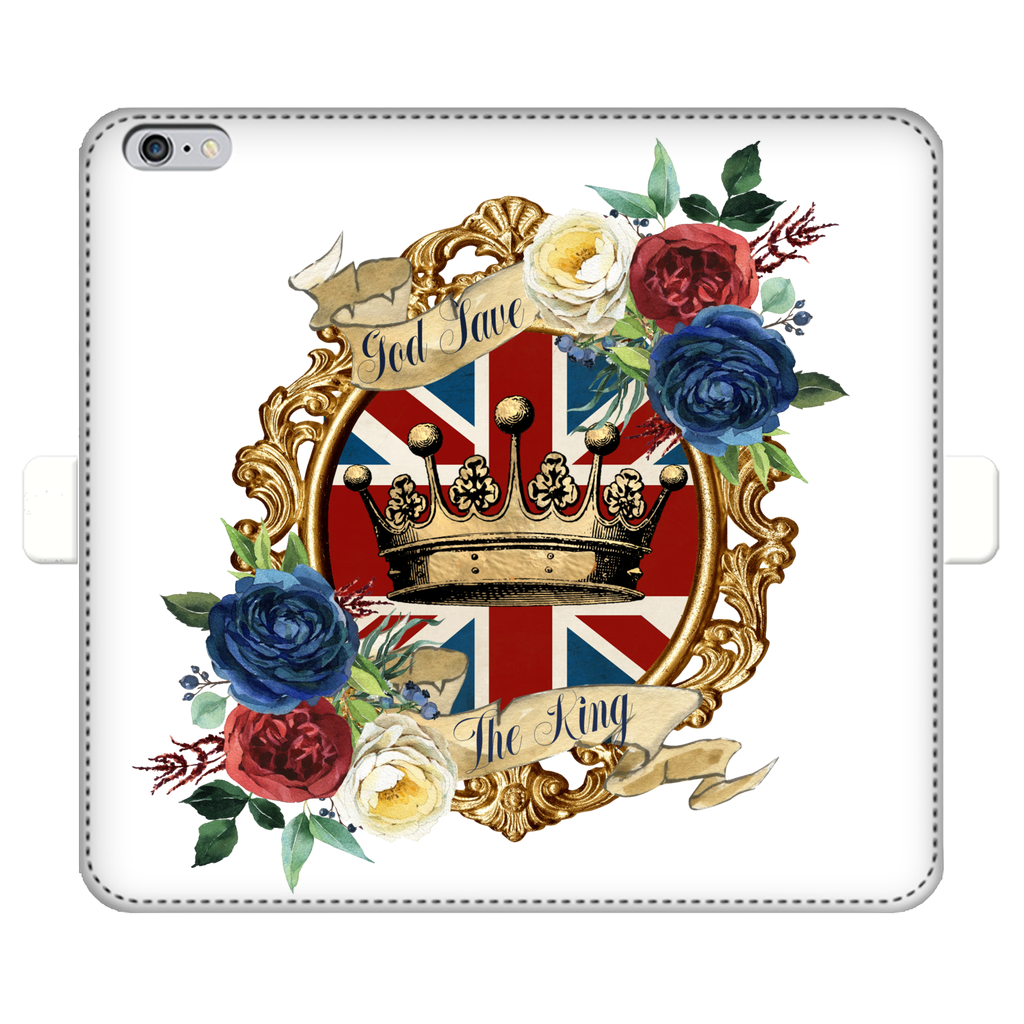 GOD SAVE THE KING Fully Printed Wallet Cases - Lynendo Trade Store