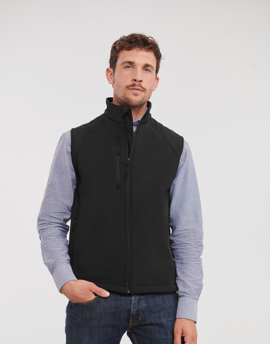 RUSSELL Mens Softshell Gilet - Lynendo Trade Store