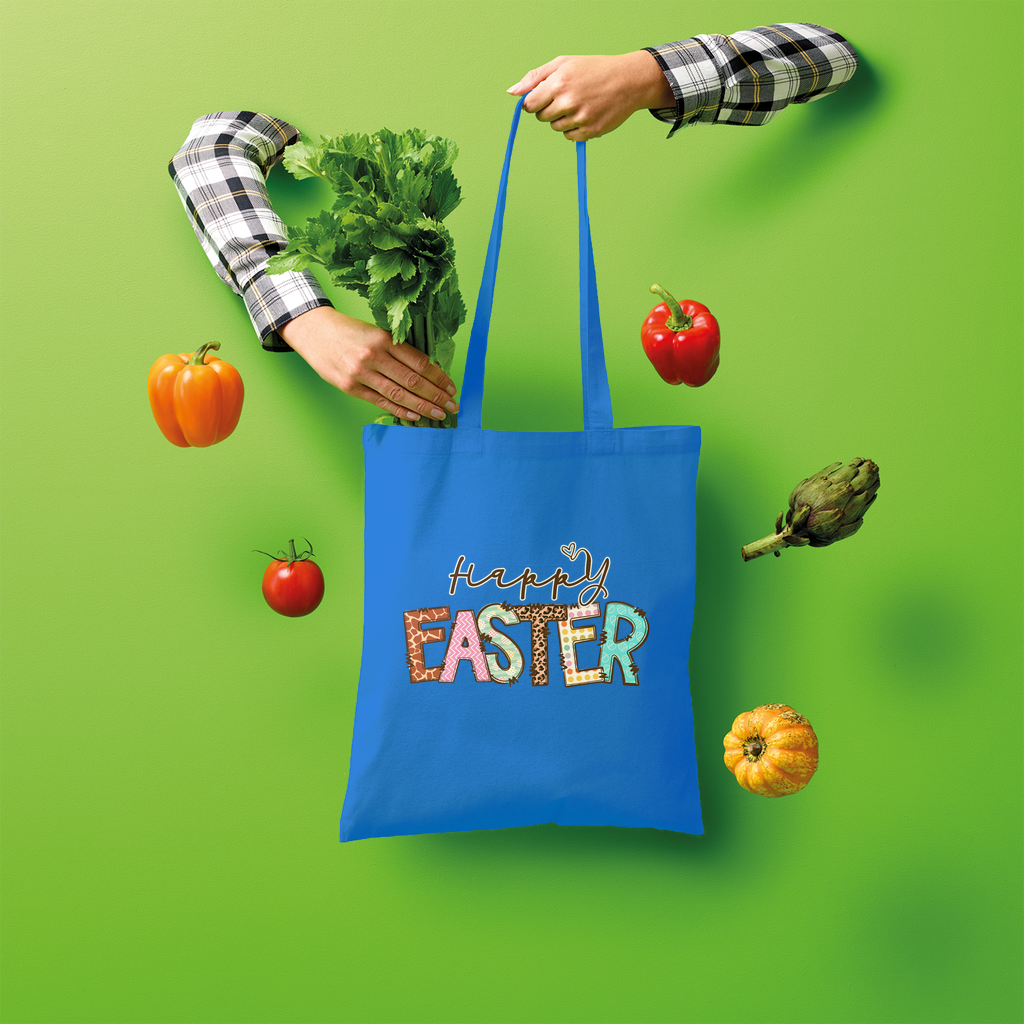 Happy Easter Shopper Tote Bag - Lynendo Trade Store