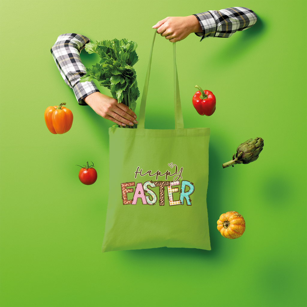 Happy Easter Shopper Tote Bag - Lynendo Trade Store