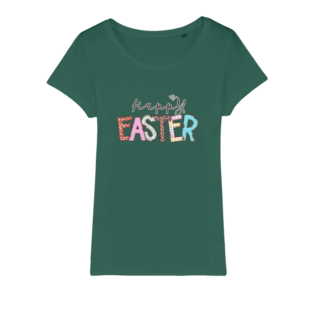 Happy Easter Organic Jersey Womens T-Shirt - Lynendo Trade Store