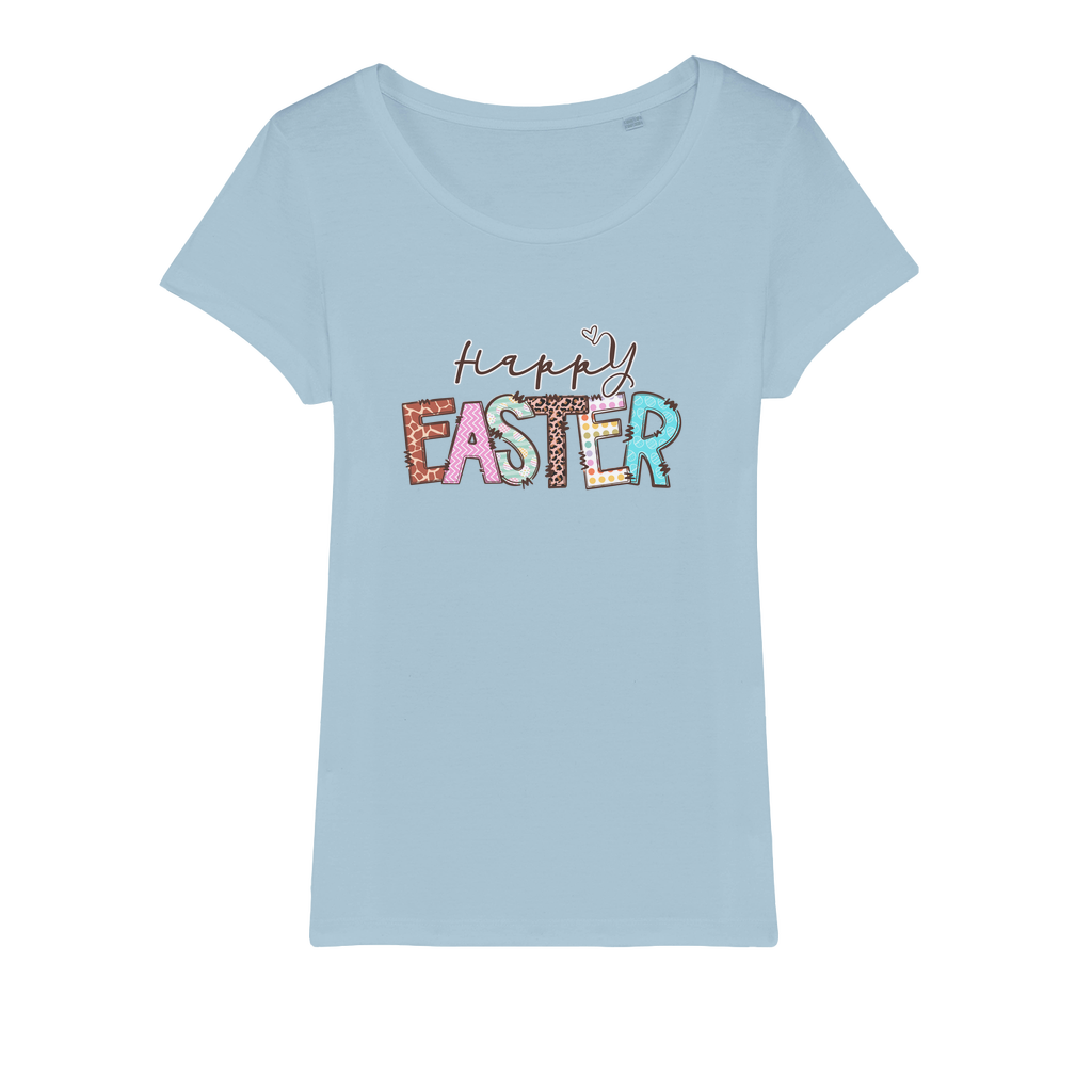 Happy Easter Organic Jersey Womens T-Shirt - Lynendo Trade Store