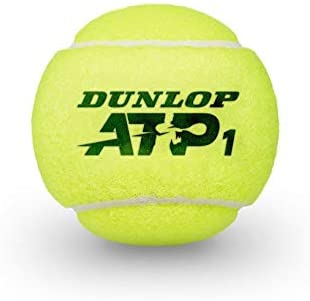 Dunlop Unisex's Tennis Tennisball ATP Championship-4 Ball Pet, Yellow, One Size - Lynendo Trade Store