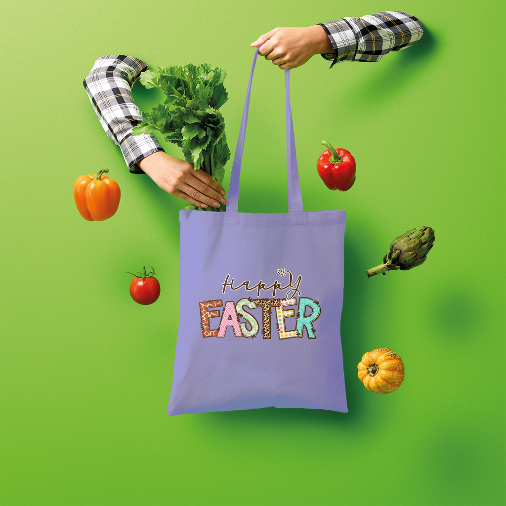 Happy Easter Shopper Tote Bag - Lynendo Trade Store